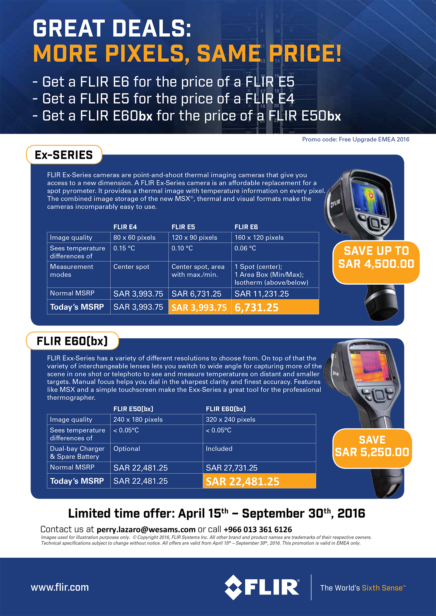 FLIR Thermal Cameras Promotion April to September 2016-1