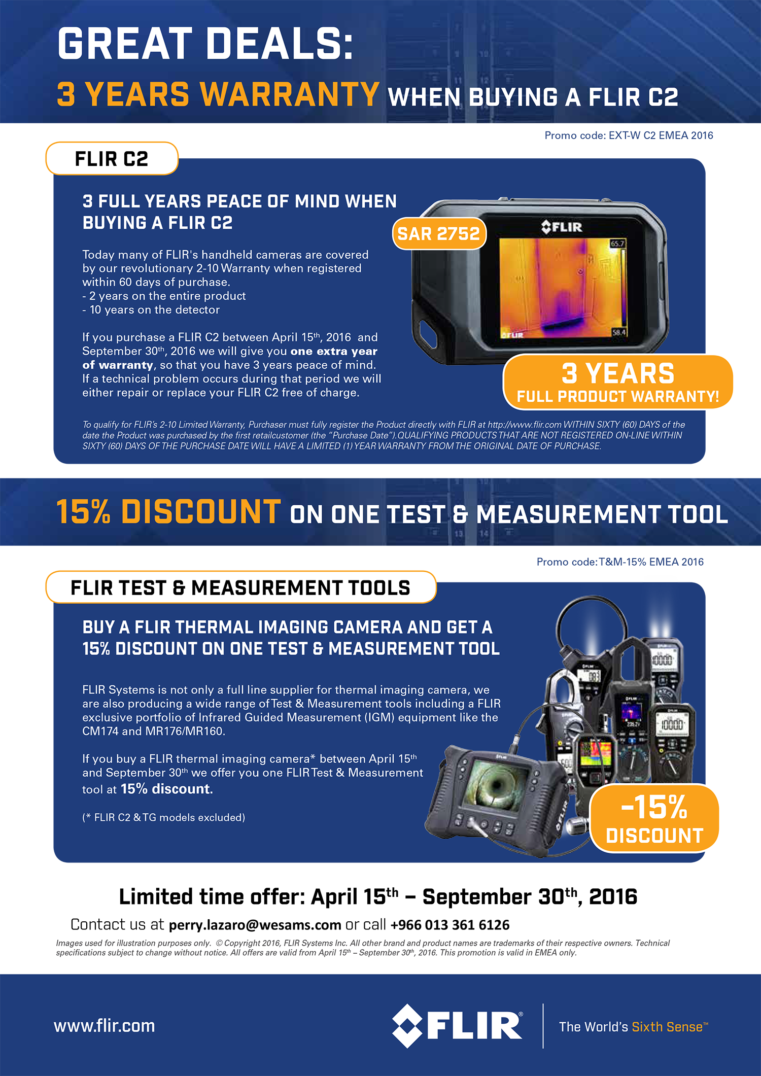 FLIR Thermal Cameras Promotion April to September 2016-2